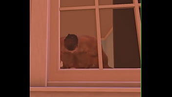 Spycam bedroom muscle bear