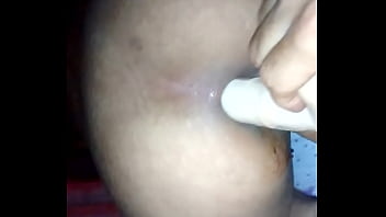 Morena levando pica no cu