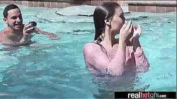 Sexy amateur girlfriend bang in amazing sex scene clip 12