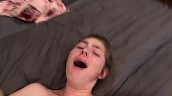 Ray black goes over to his stepdaughter’ room and asks to creampie her while her mother is asleep