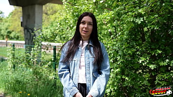 German scout fit slim teen viks angel pick up for hard casting fuck in germany