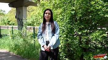 German scout fit slim teen viks angel pick up for hard casting fuck in germany