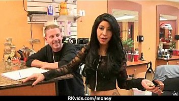 Sensual girl talked into having sex for cash 20