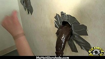 Interracial white lady confesses her sins at gloryhole 30