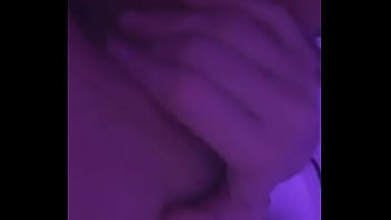 Sexy girl feeling her tits