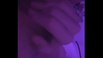 Sexy girl feeling her tits