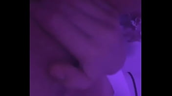 Sexy girl feeling her tits