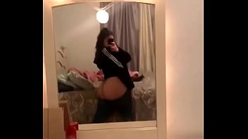 Fat ass sticking out