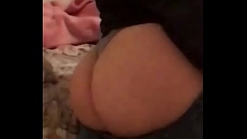 Fat ass sticking out