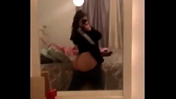 Fat ass sticking out