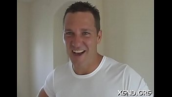 Lusty young brunette nicole adores making out with stranger