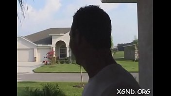 Lusty young brunette nicole adores making out with stranger