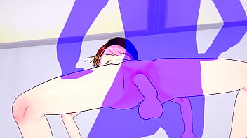 Charlotte has sex after getting horny during an interview genshin impact hentai