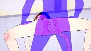 Charlotte has sex after getting horny during an interview genshin impact hentai