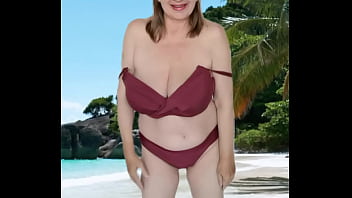 Naughty busty gilf having fun