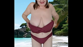 Naughty busty gilf having fun