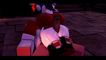 Spooky thigh job fuck