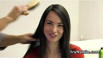 Nubile model noelle licked and finger fucked