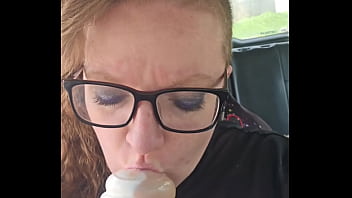 Bbw enjoying a nice cone