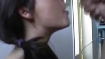 My teen gf gags while throatfucked