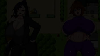 Two girls rebuild the village and the villagers fuck them 4 no commentary