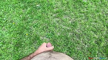 First outdoor masturbation for 2024