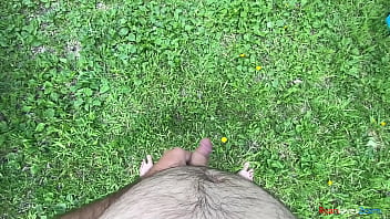 First outdoor masturbation for 2024