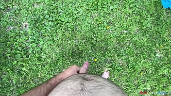 First outdoor masturbation for 2024