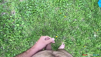 First outdoor masturbation for 2024