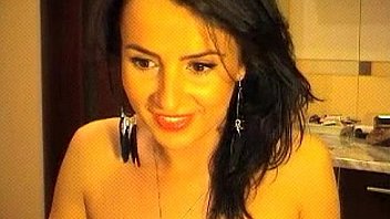 Sexy brunette milf strips dances on cam Sexy brunette milf strips dances on cam
