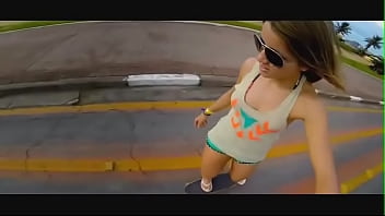 Big boobs woman showing her ass