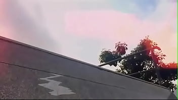 Big boobs woman showing her ass