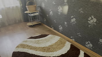 He negotiated a good price for renting an apartment and fucked a landlady what a nice day