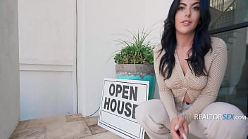 Wife & husband go to a random open house to find wife's old lesbian lover who wants to fuck them both