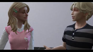 Hermanastros cachondos follan duro mientras estan solos en casa