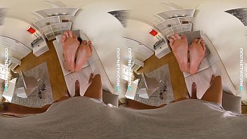 Ddfnetwork vr coco de mal 180 pov vr footjob fuck