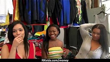 Sexy natural chick trades cash for some rough sex 30