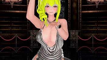 Azur lane st louis hentai half nude dance nayeon pop song mmd 3d blonde hair clip