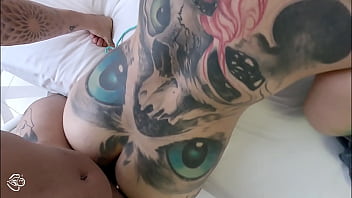 I fuck my teacher's daughter in the ass and pussy changing holes several times i give her an anal creampie