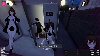 【プレイ動画001】インターホンを押して家の人が出てくるまで全裸で待機！