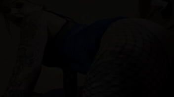 Ass tease and denial