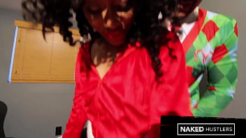 Big booty christmas sex with brown big booty jayla foxx