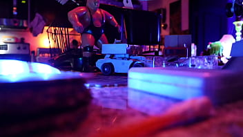 Behind the ass with the big white cock