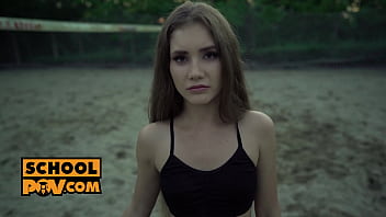 Brunette babe mary rock loving anal at night in the garden