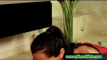 Slippery nuru massage and wet handjob video 22