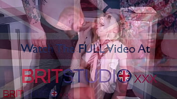 Blonde student sucks and swallows