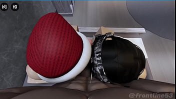 Two huge tit girls wanted to fuck in game