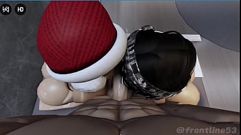 Two huge tit girls wanted to fuck in game