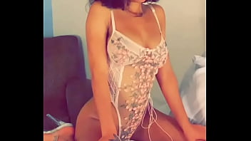 Money bagg dancing for her camera man