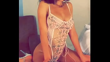 Money bagg dancing for her camera man